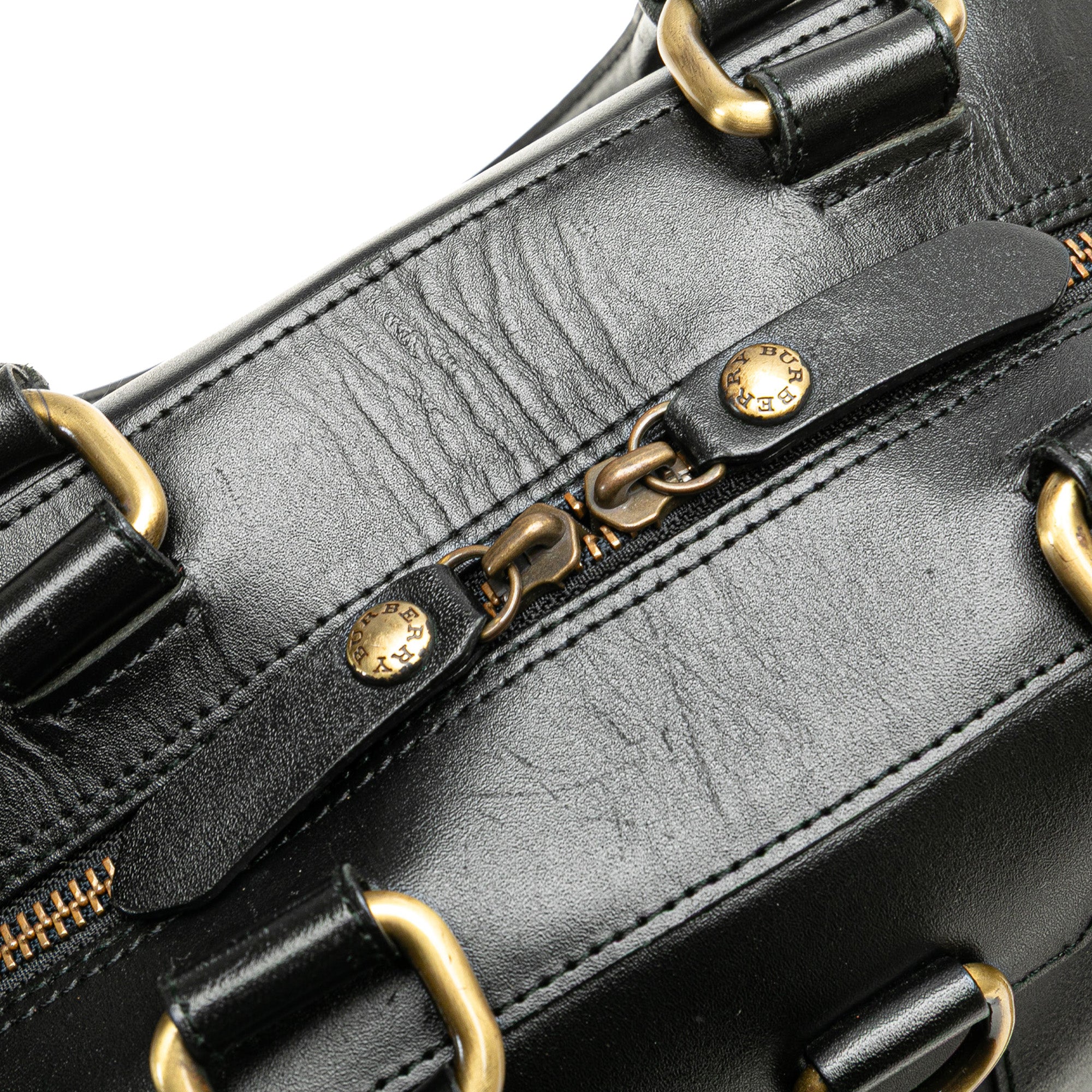 Medium Leather Dome Handbag
