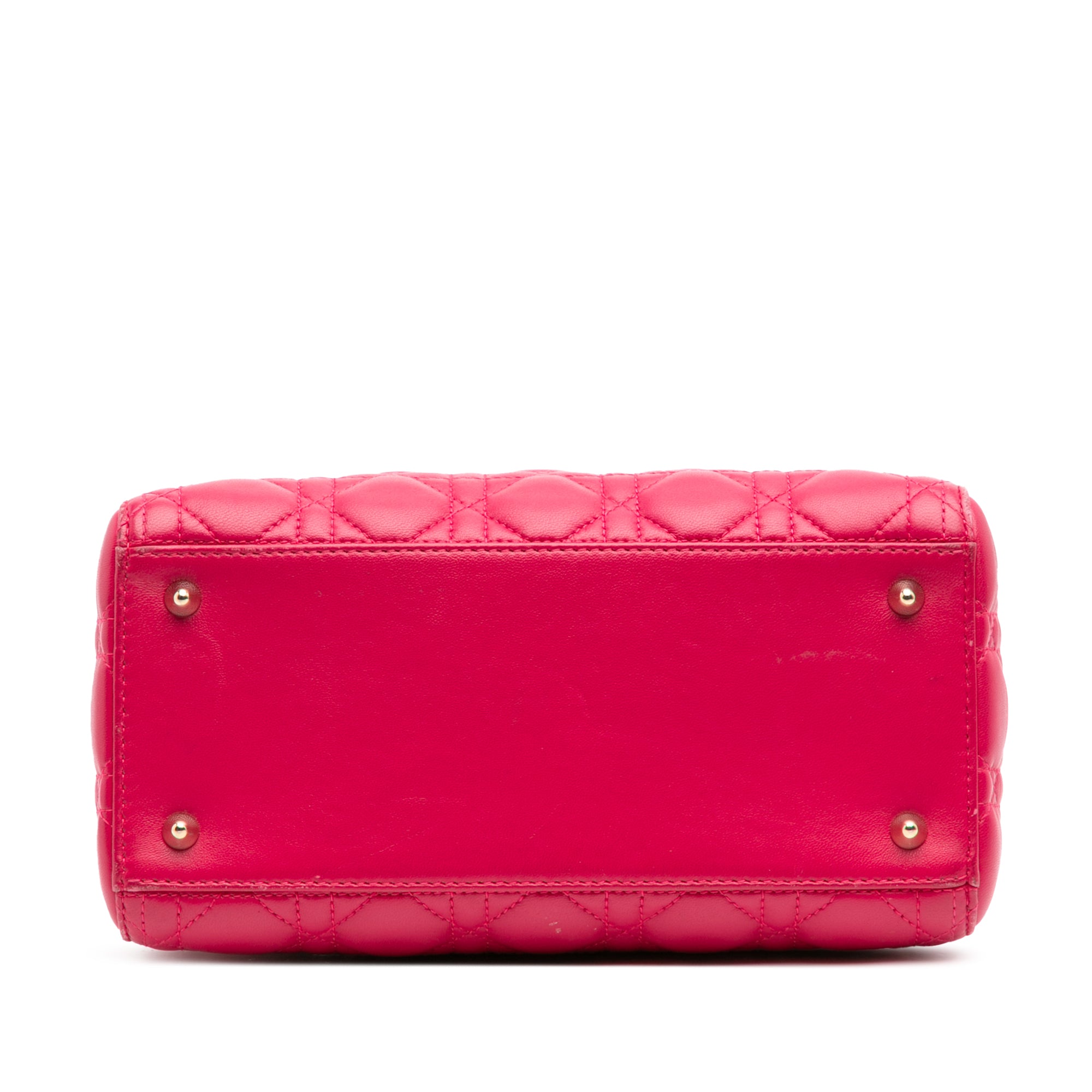 Medium Lambskin Cannage Lady Dior