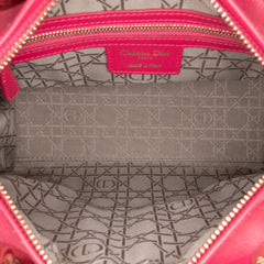 Medium Lambskin Cannage Lady Dior