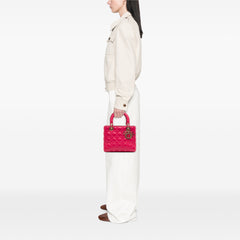 Medium Lambskin Cannage Lady Dior