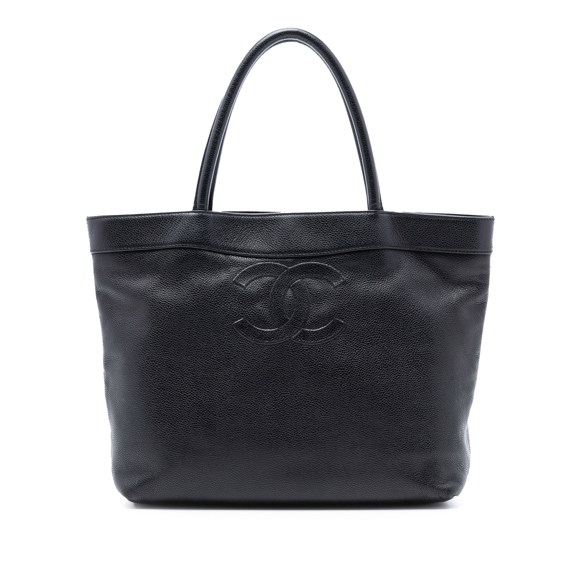 CC Caviar Open Tote