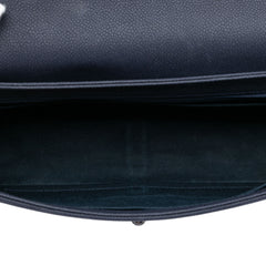 Large Washed Caviar Turn Around Ligne Flap