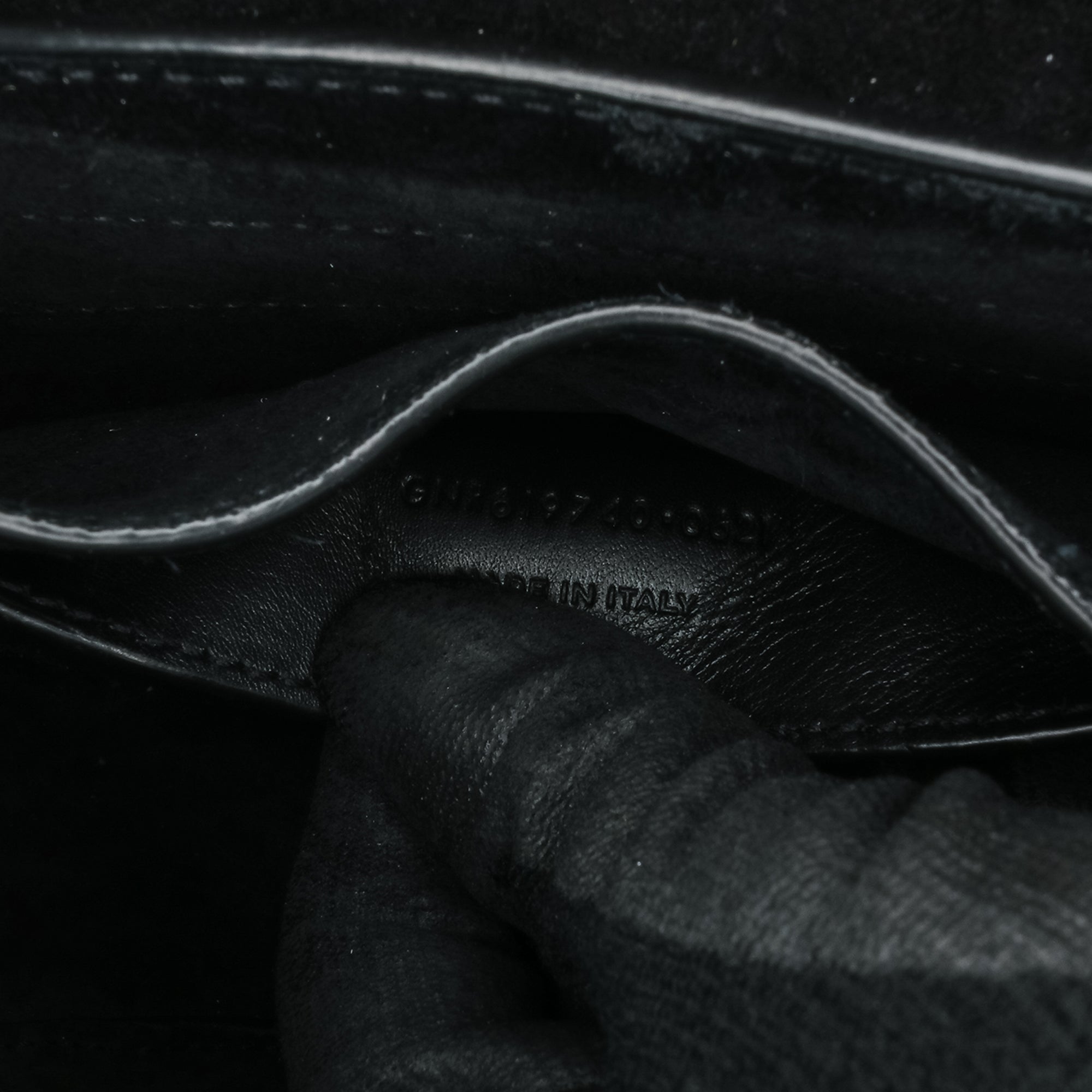 Small Croc Embossed Monogram Kaia Crossbody