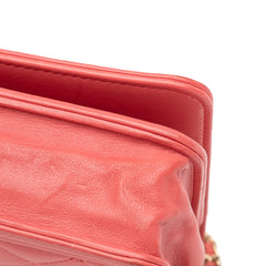 Lambskin Boy Wallet On Chain