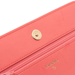 Lambskin Boy Wallet On Chain