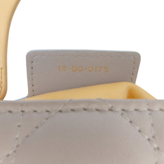 Medium Tricolor Lambskin Cannage Lady Dior