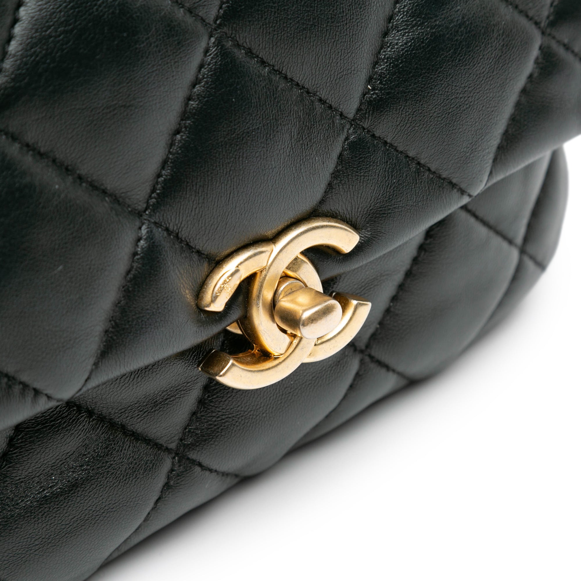 Mini Quilted Lambskin Candy Chain Flap