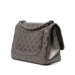 Jumbo Classic Lambskin Double Flap