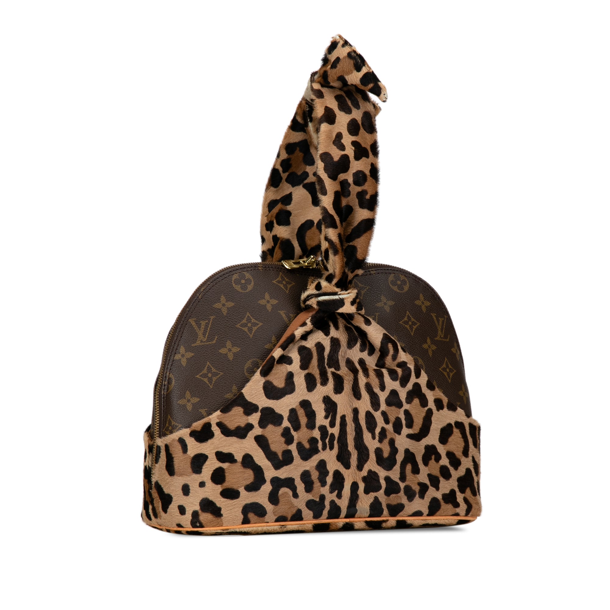 Azzedine Alaia Monogram Leopard Alma