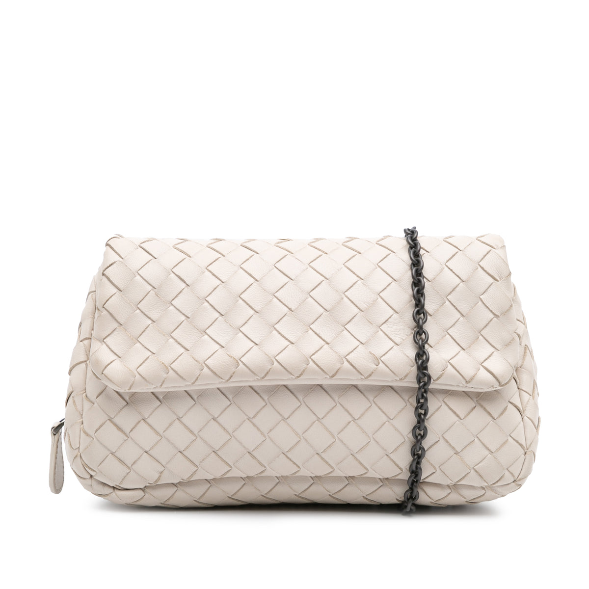 Mini Nappa Intrecciato Expandable Chain Flap Crossbody