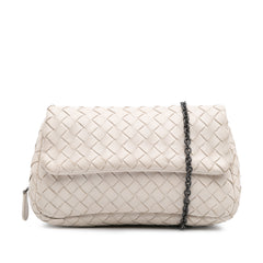 Mini Nappa Intrecciato Expandable Chain Flap Crossbody