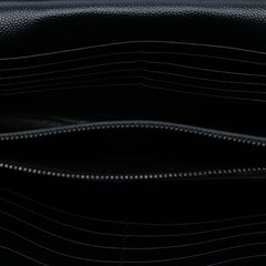 Grain De Poudre Matelasse Chevron Monogram Chain Wallet