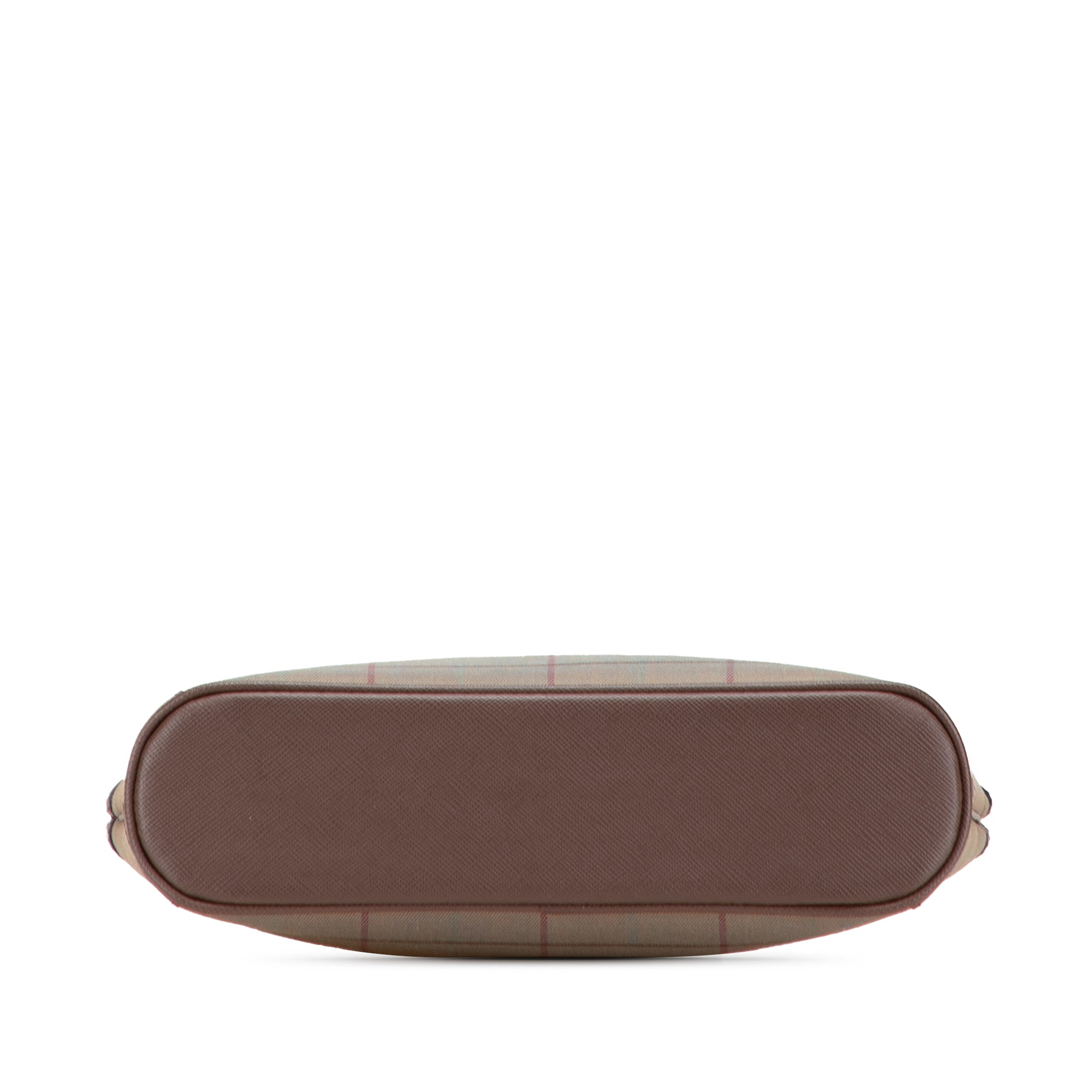 Vintage Check Canvas Wristlet Clutch