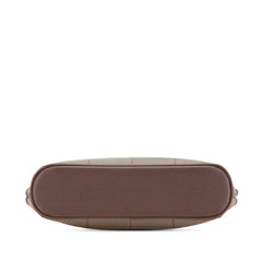 Vintage Check Canvas Wristlet Clutch