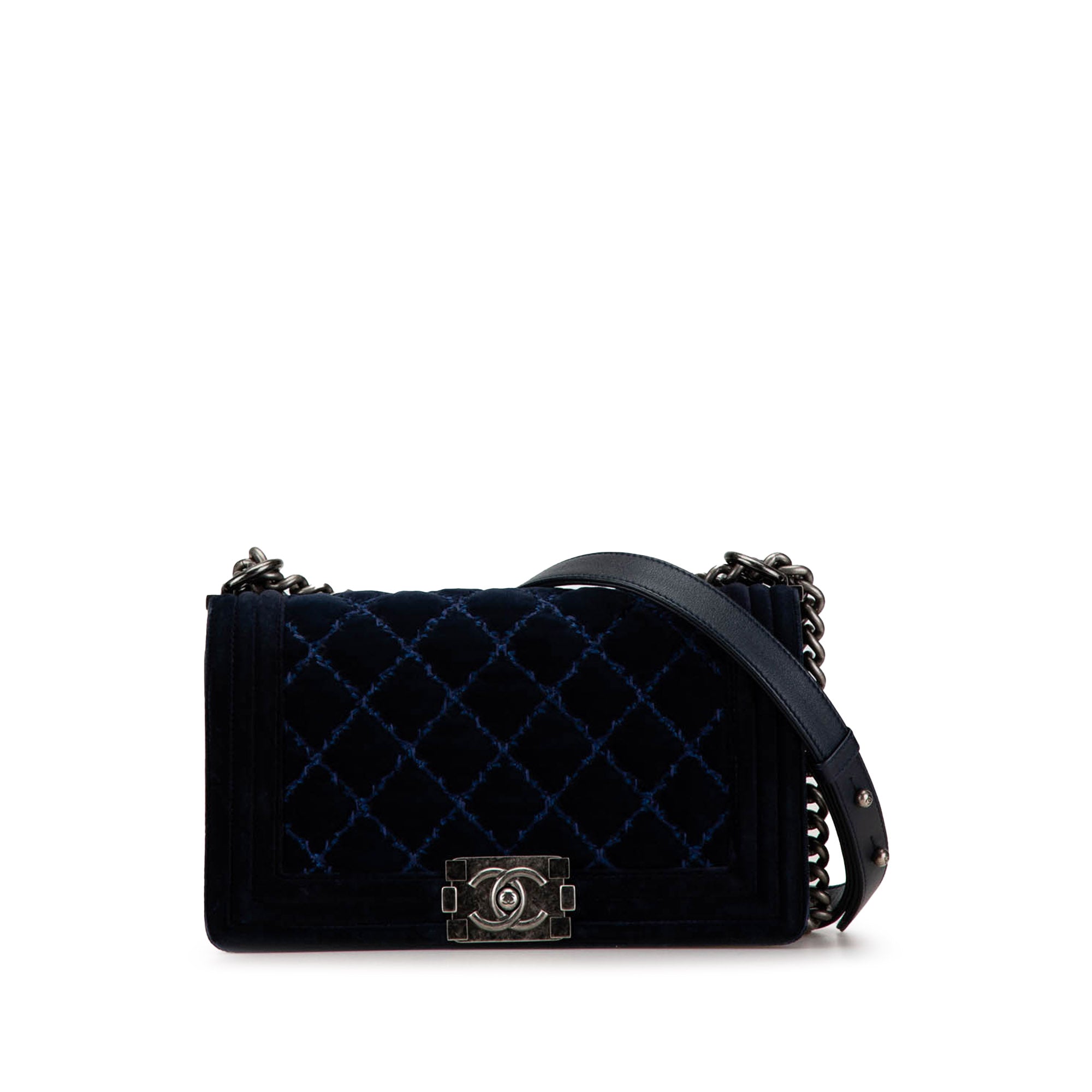 Medium Velvet Boy Flap Bag