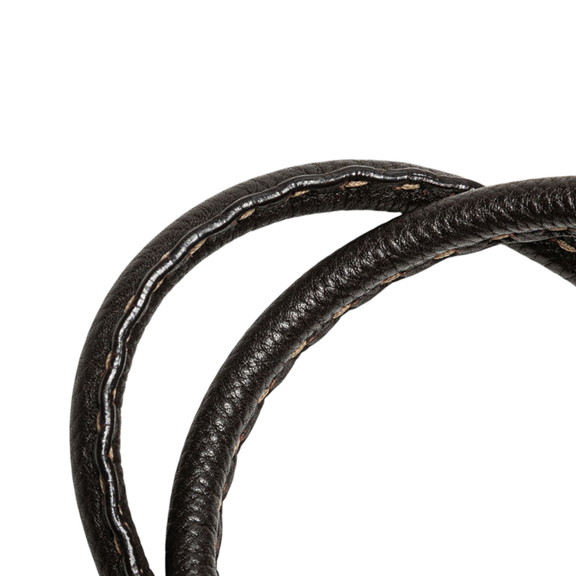 Mini Zucca Canvas Selleria Boston Bag