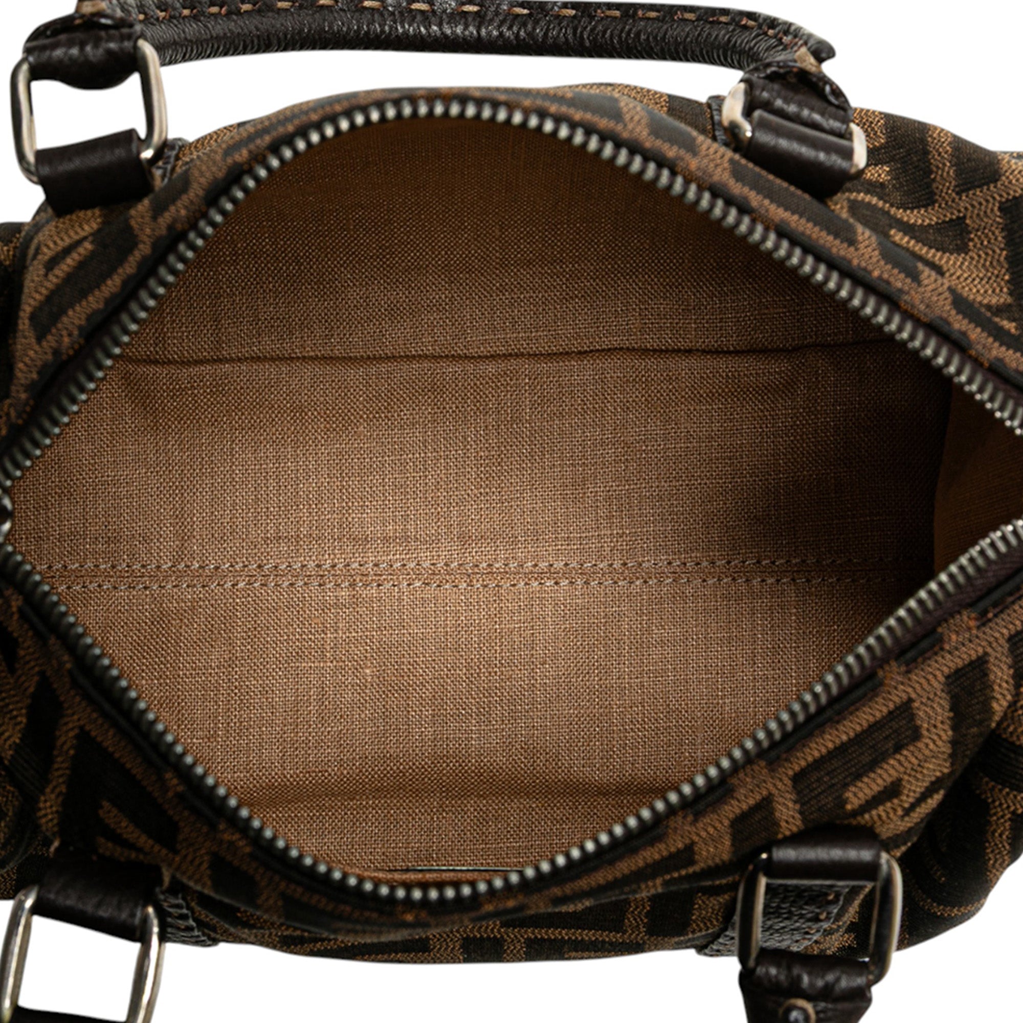 Mini Zucca Canvas Selleria Boston Bag