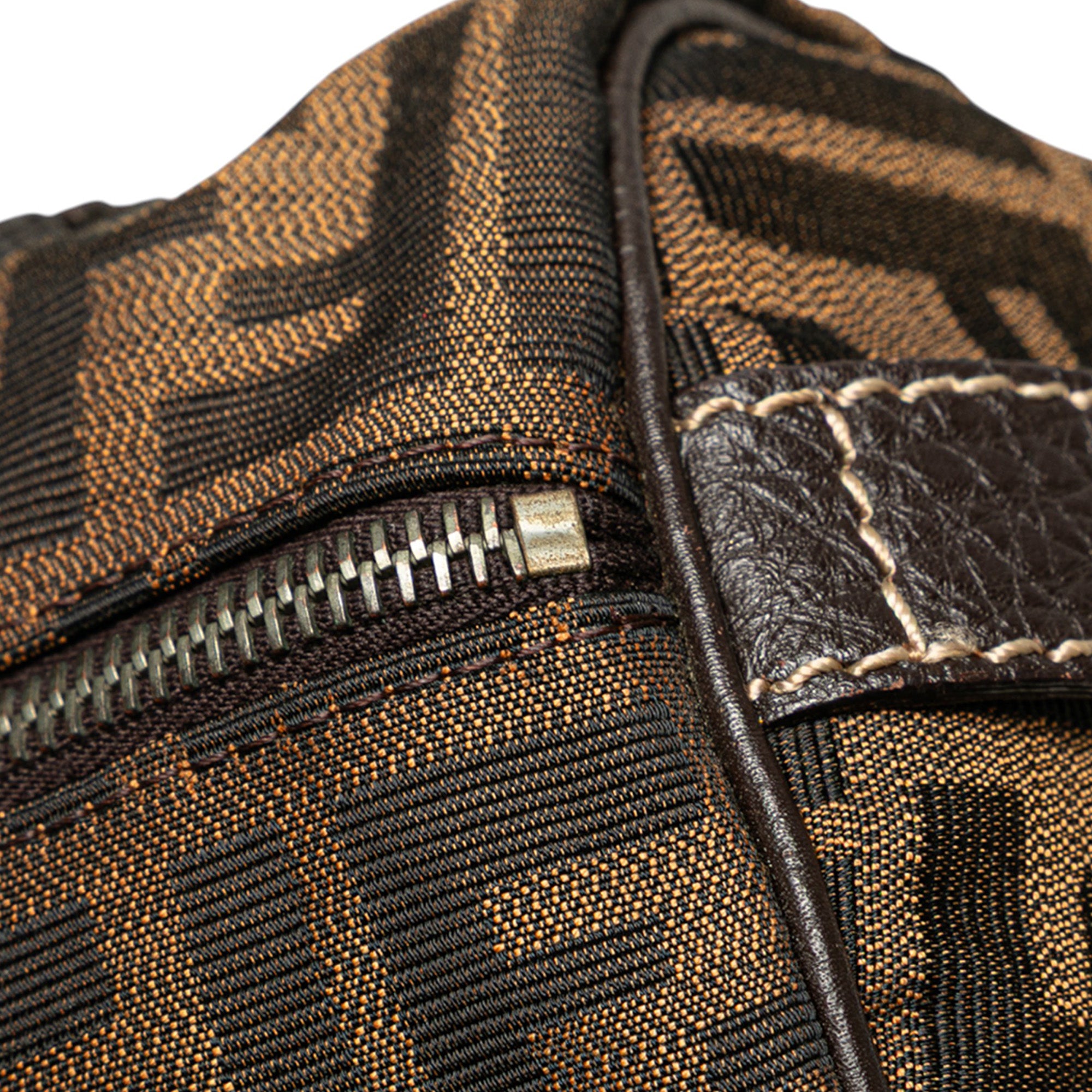 Mini Zucca Canvas Selleria Boston Bag