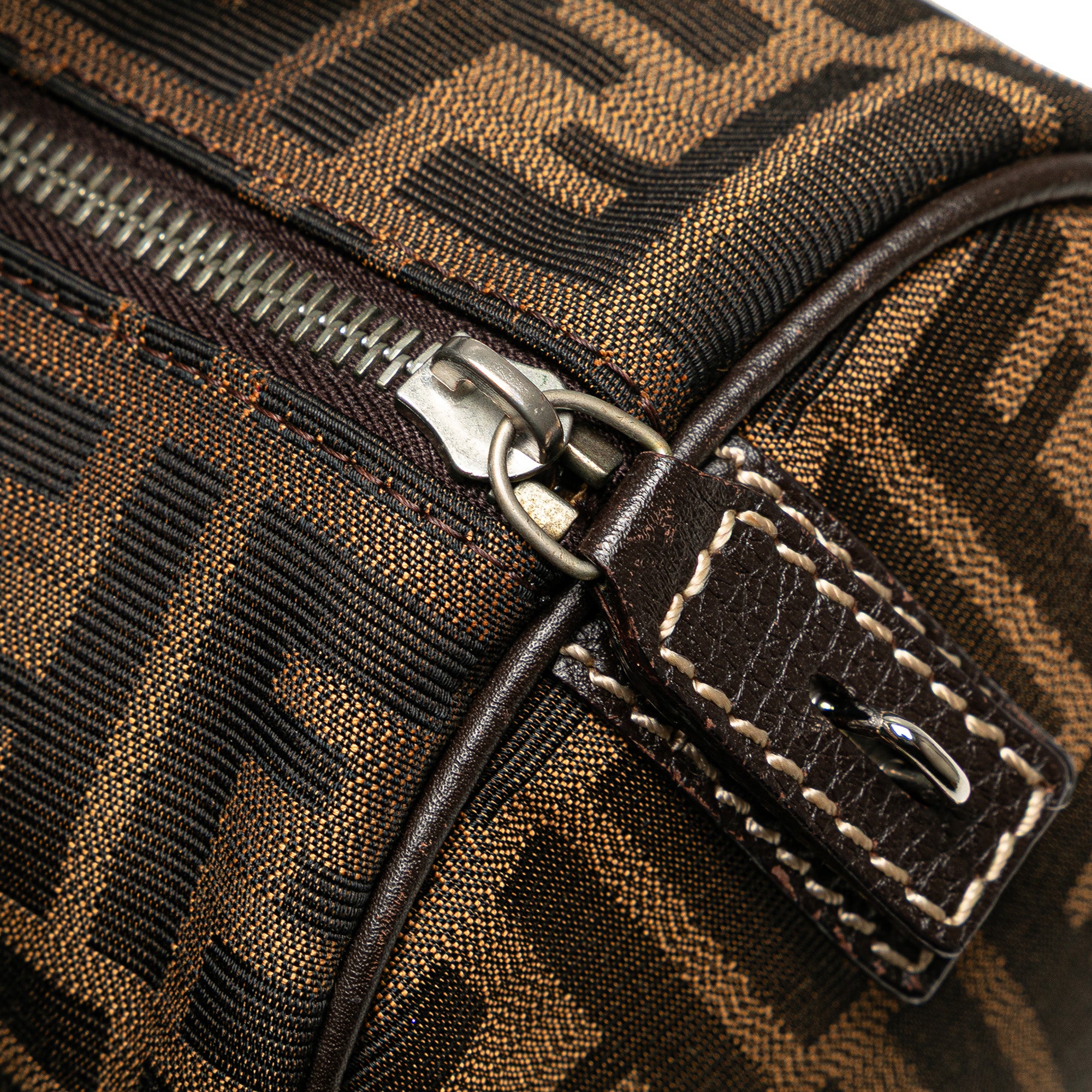 Mini Zucca Canvas Selleria Boston Bag