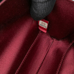 Quilted Patent Chain Around Clutch