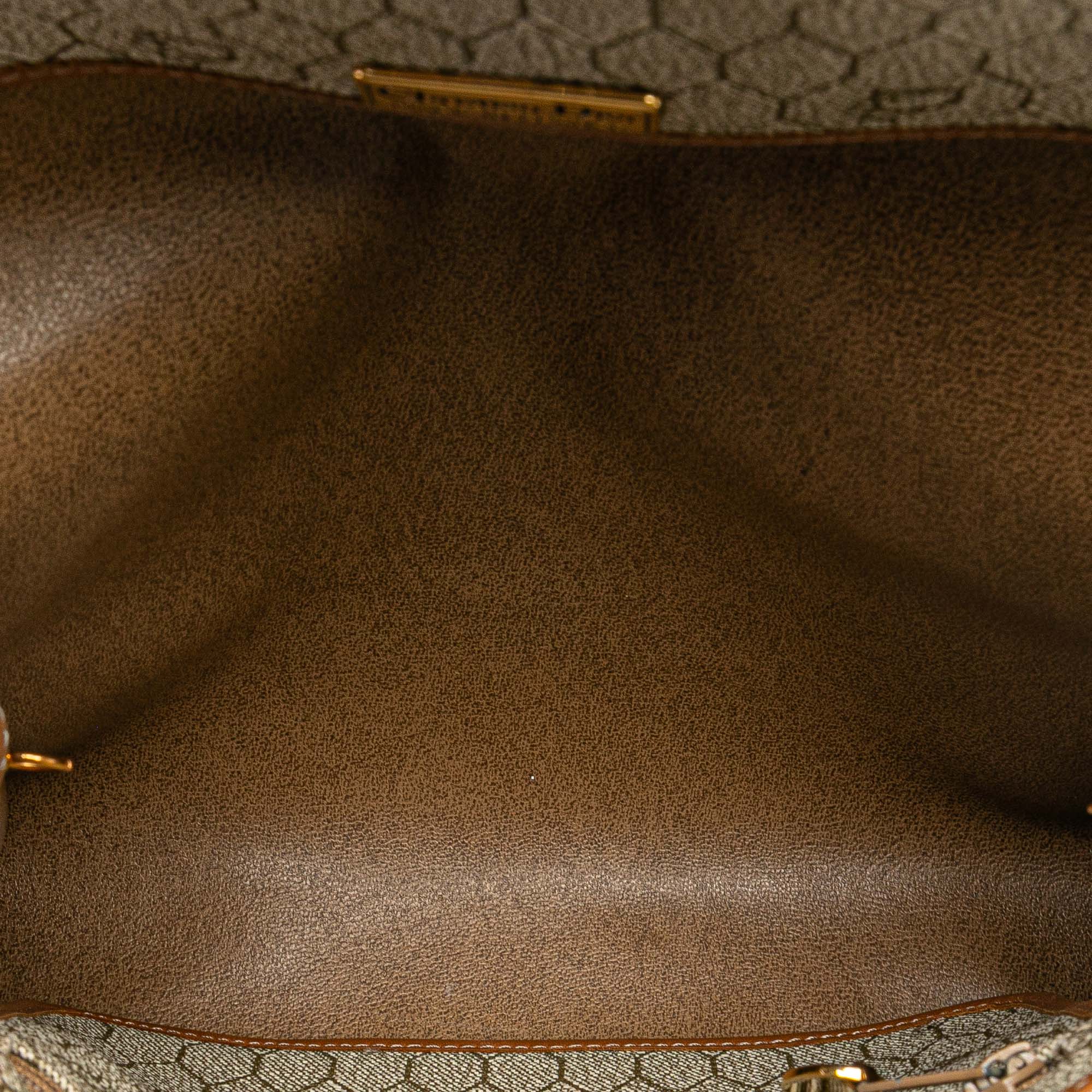 Honeycomb Coated Canvas Chain Crossbody