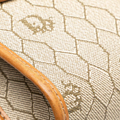 Honeycomb Coated Canvas Chain Crossbody