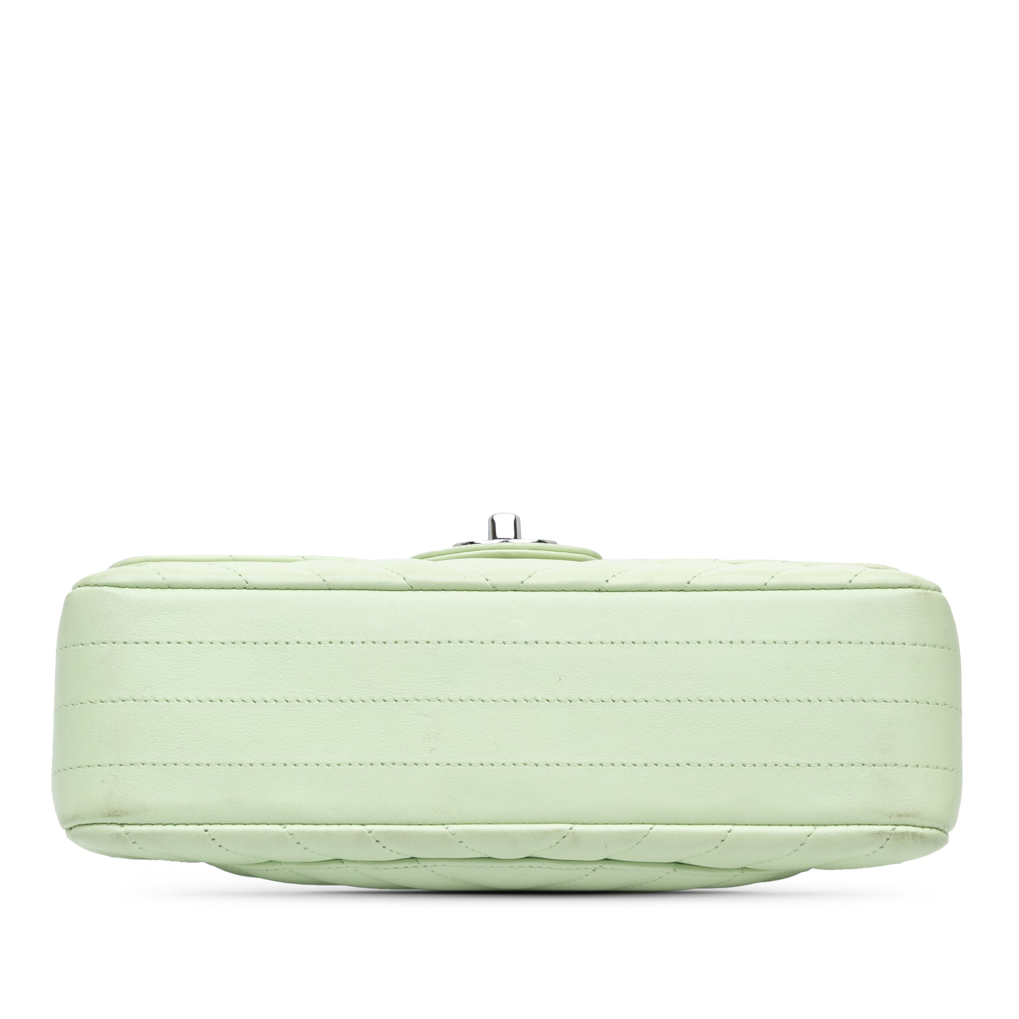 Small Classic Chevron Lambskin Double Flap