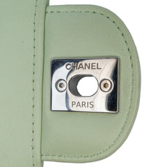 Small Classic Chevron Lambskin Double Flap