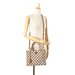 Small Canvas Symbole Triangolo Satchel