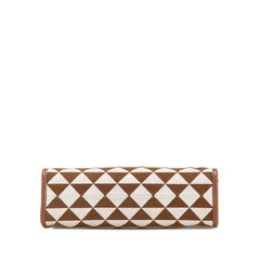 Small Canvas Symbole Triangolo Satchel