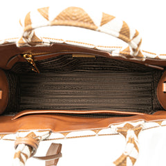 Small Canvas Symbole Triangolo Satchel