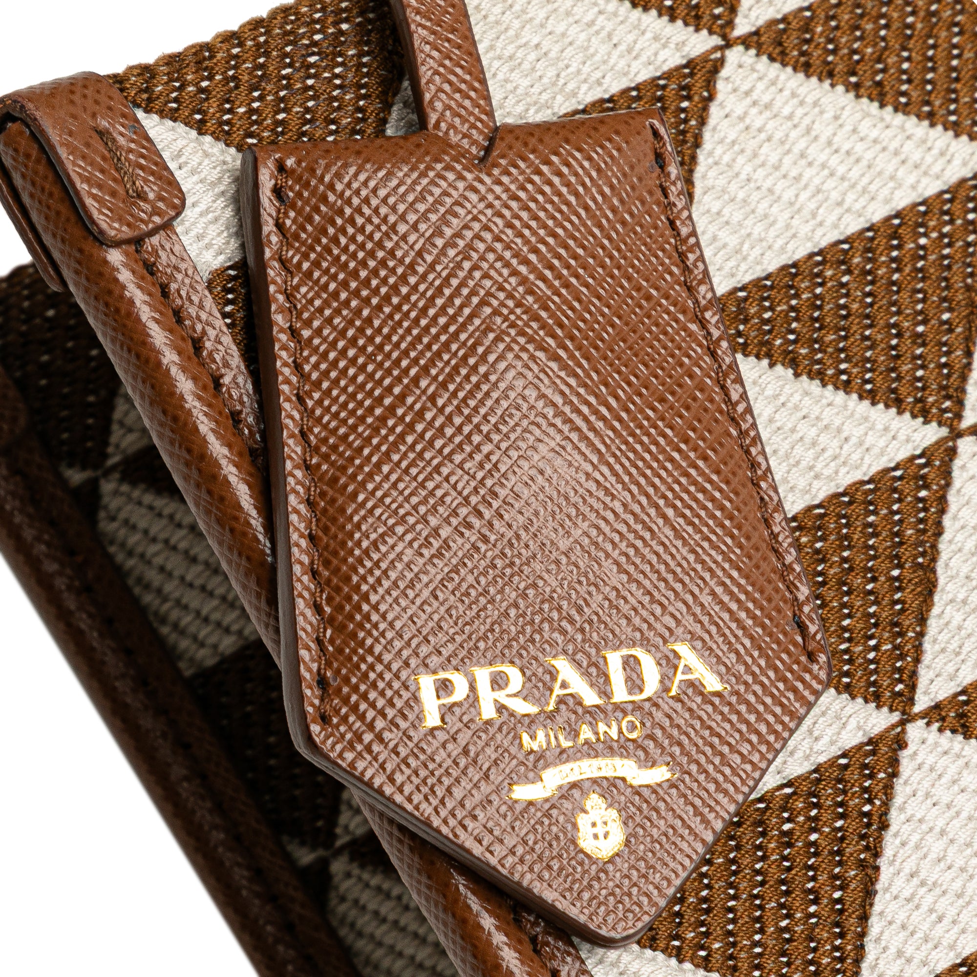 Small Canvas Symbole Triangolo Satchel