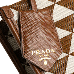 Small Canvas Symbole Triangolo Satchel