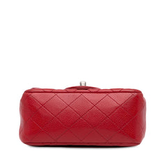 Mini Square Classic Caviar Single Flap_4