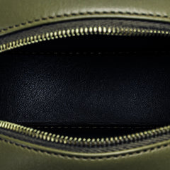 Small Calfskin Cuir Triomphe Oval Crossbody