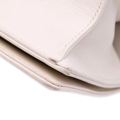 Small Lambskin Studded Diorama Flap