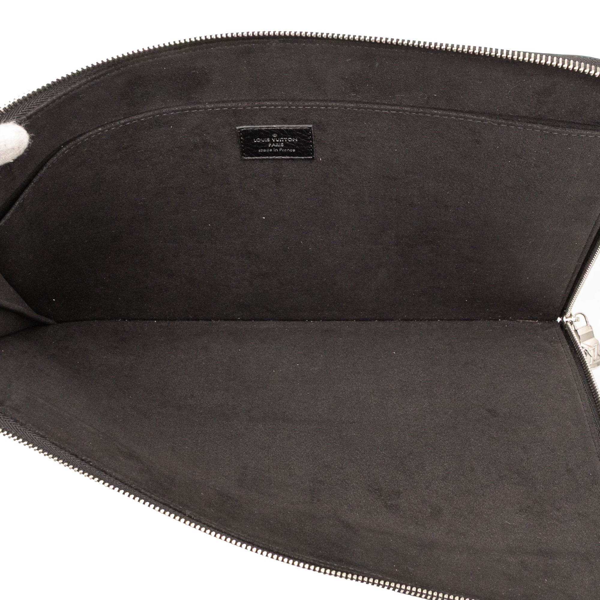 Taurillon Initials Circle Pochette Jour GM