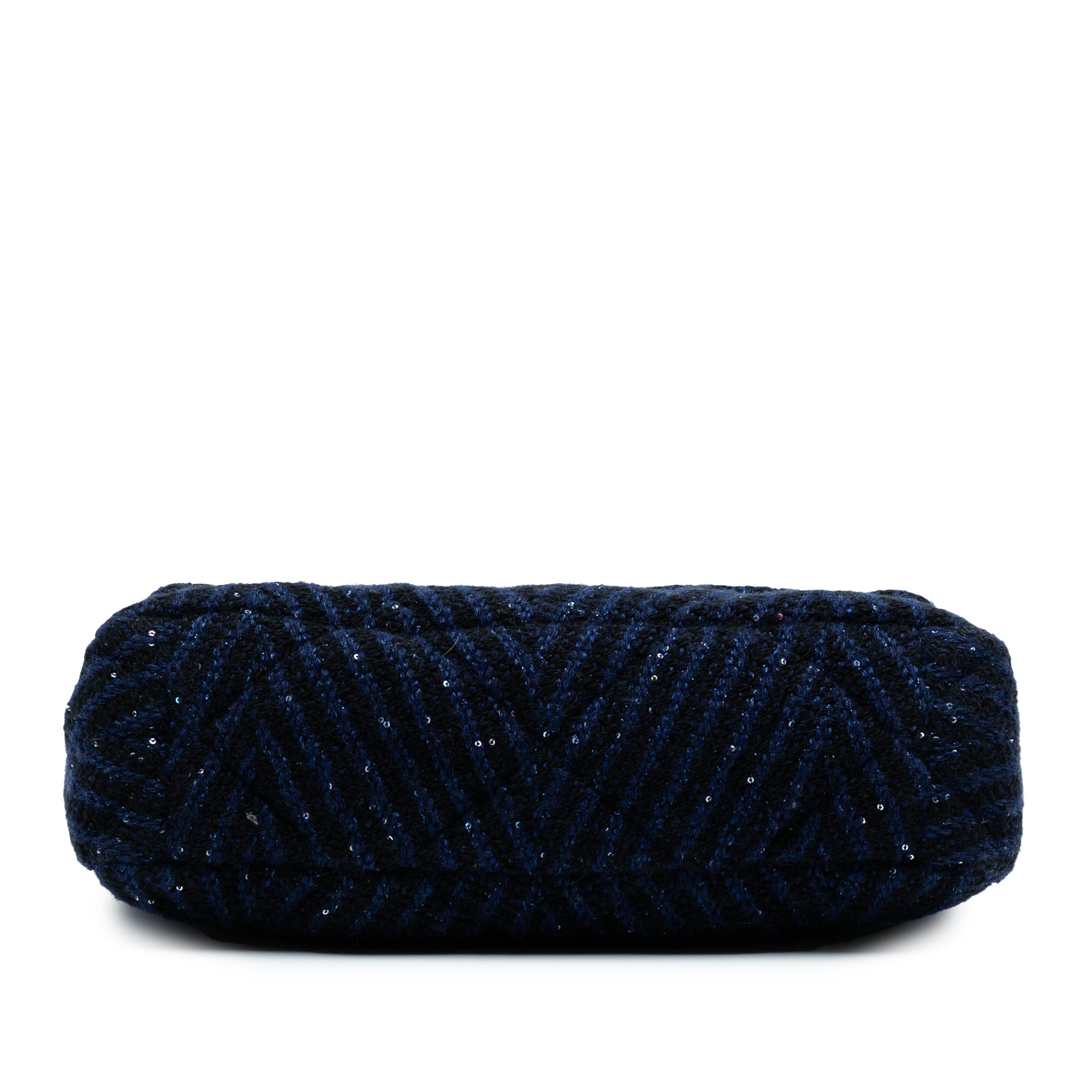 Large Chevron Tweed Sequin 19 Flap