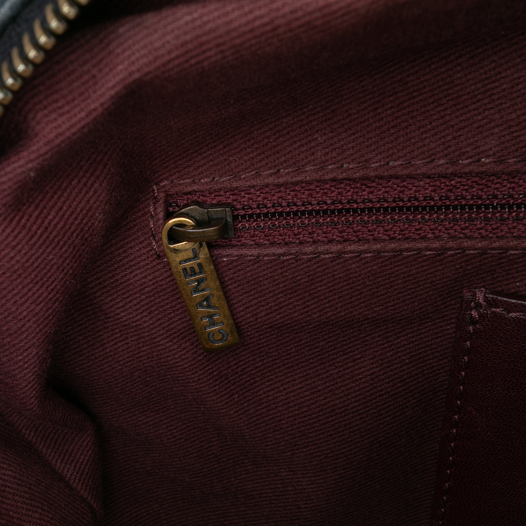 Large Quilted Iridescent Calfskin Shiva Flap