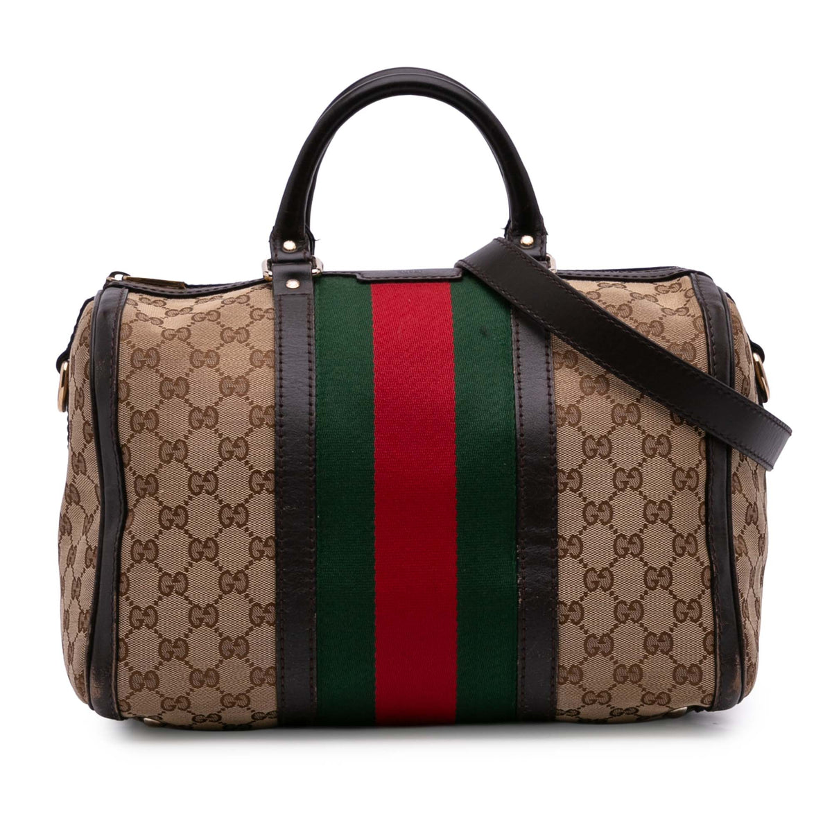 GG Canvas Web Joy Boston Bag