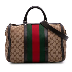 GG Canvas Web Joy Boston Bag