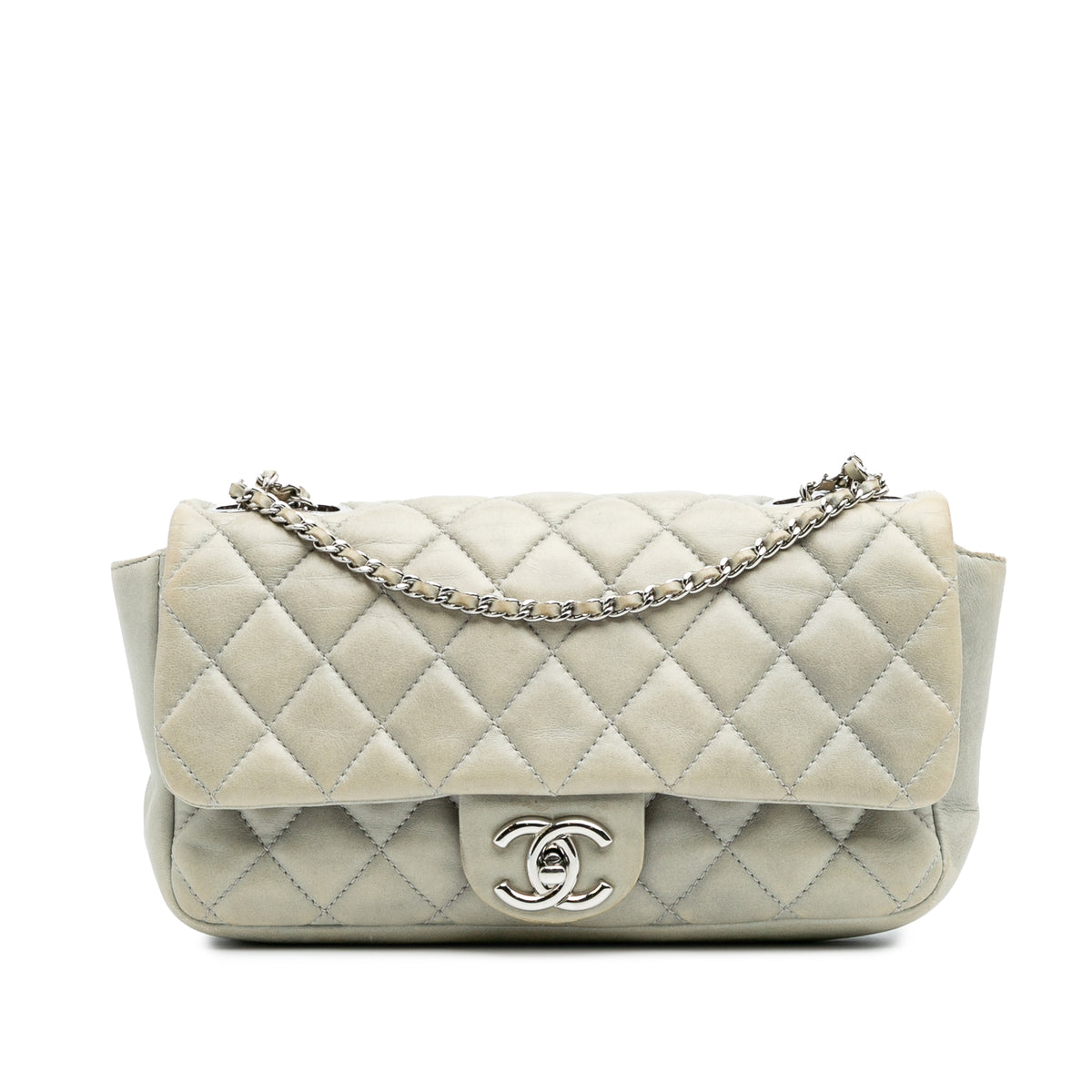 Medium Quilted Lambskin Coco Rain Flap