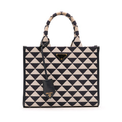 Small Canvas Symbole Triangolo Satchel