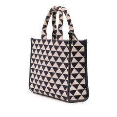 Small Canvas Symbole Triangolo Satchel