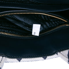 Small Canvas Symbole Triangolo Satchel