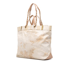 Canvas Floral Shopping Tote