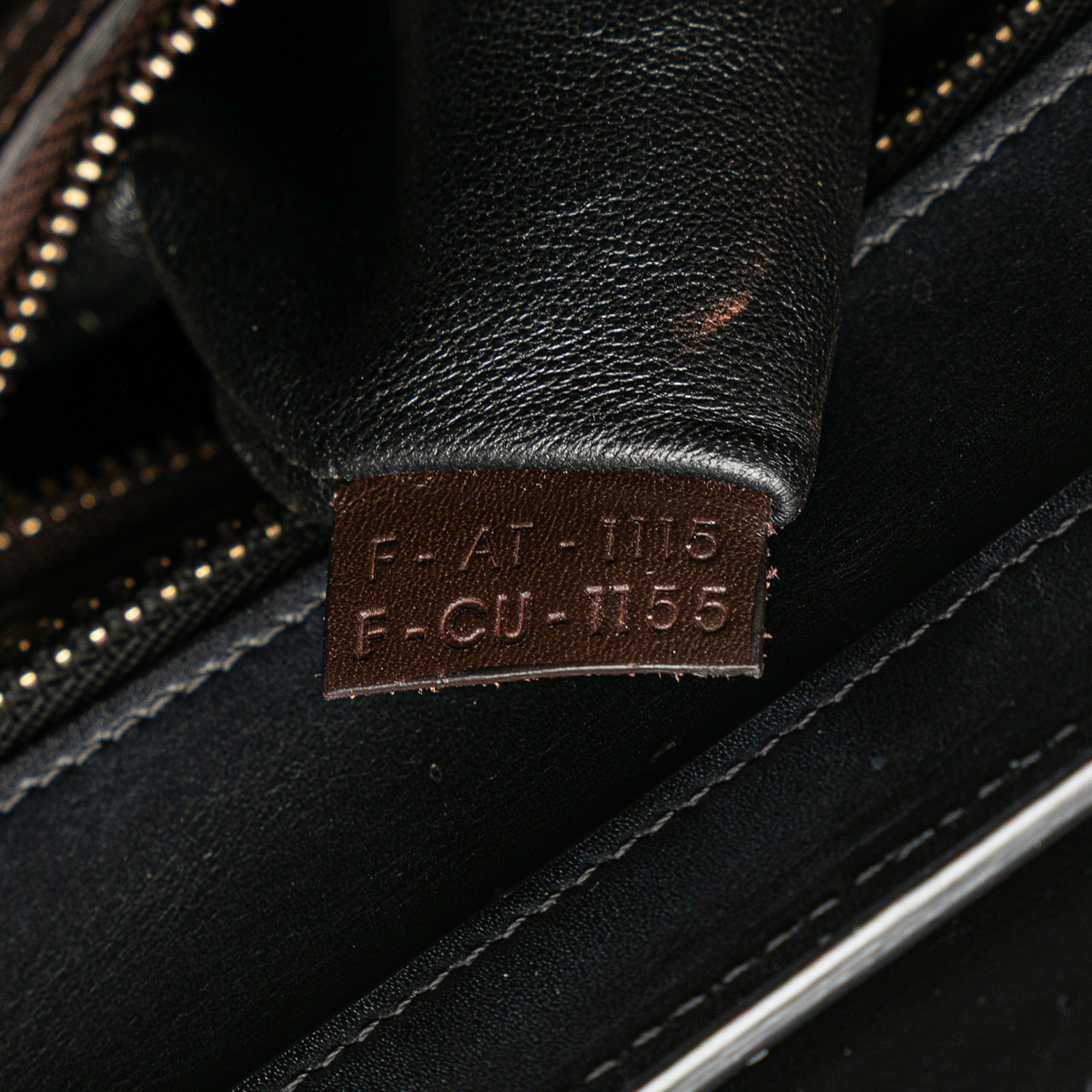 Micro Tricolor Leather Luggage Tote