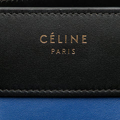 Micro Tricolor Leather Luggage Tote