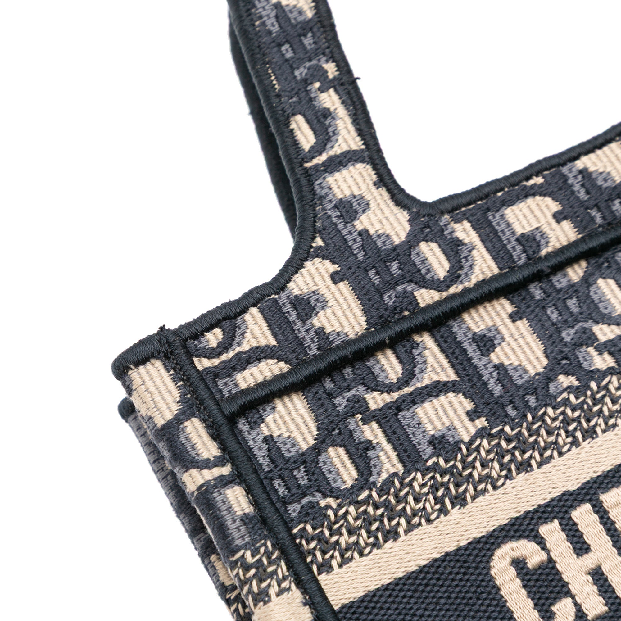 Mini Oblique Canvas Book Tote