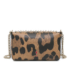 Leopard Print Calfskin Empire Spiked Zoompouch Crossbody_2